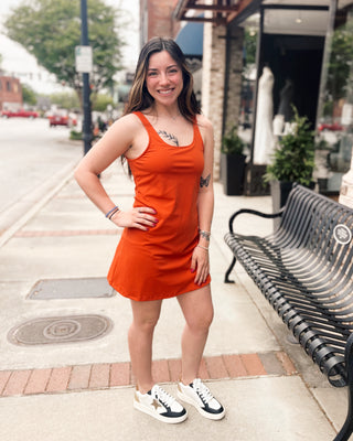 Sporty Dress with Shorts