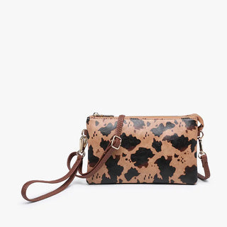 The Riley 3 Compartment Bag | Cow Tan
