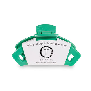Teleties Open Tiny Claw Clip | Green Come True