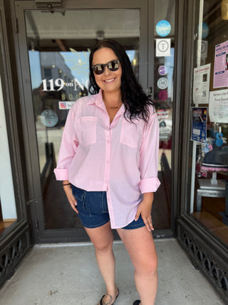 Misses Everyday Classic Button-up in Two Colors