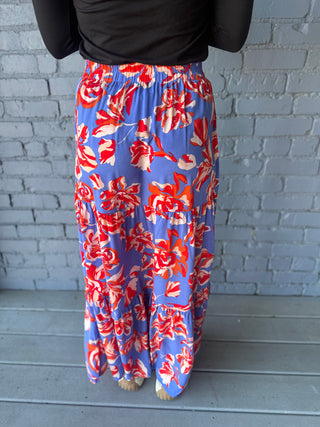 Misses Floral Maxi Skirt