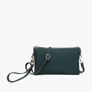 The Riley 3 Compartment Bag | Dark Emerald