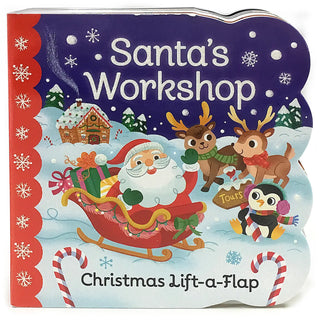 Santa's Workshop Christmas Lift-A Flap Board Book