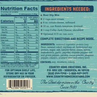 Coastal Kitchen Boat Dip Mix