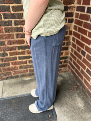 Misses Crinkle Relax Joggers in Two Colors