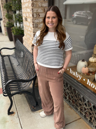 Misses Crinkle Relax Joggers in Two Colors