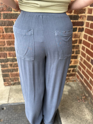 Misses Crinkle Relax Joggers in Two Colors