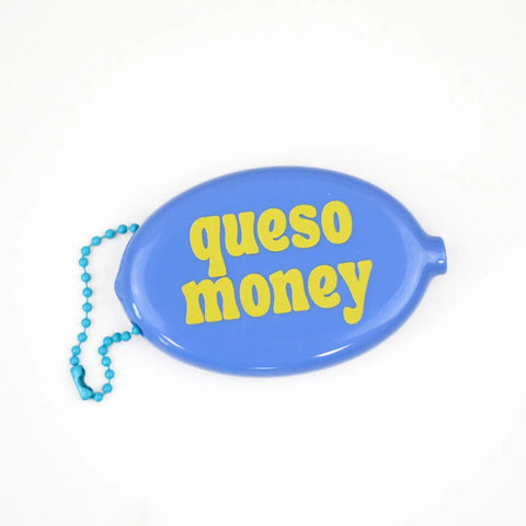 Retro Coin Pouch Keychain | Queso Money