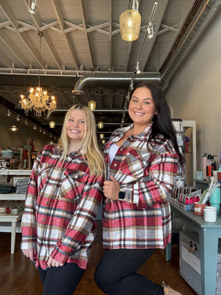 Misses Plaid Shacket