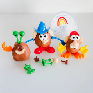 Mr. Dough-Tato Head (Root Beer) Sensory Play Dough Kit