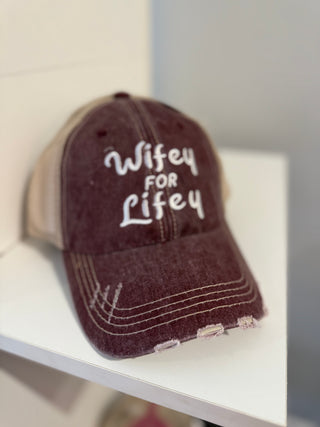 Wifey for Lifey Trucker Hat