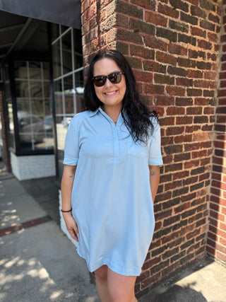 Misses Collared Dress
