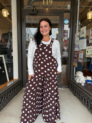 Misses Lots of Dots Maxi Jumpsuit