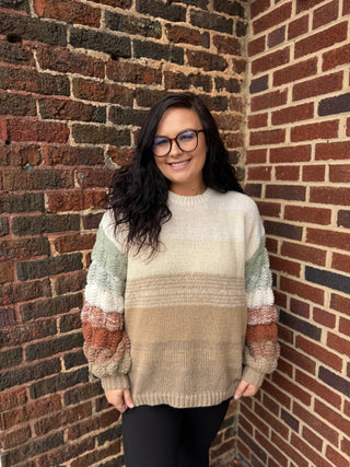 Misses Ombre Java Chip Sweater