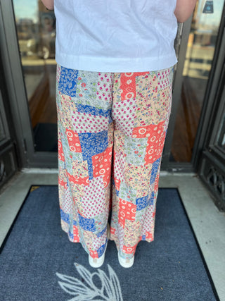 Misses Patchwork Pants