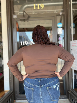 Curvy Long Sleeve Tee in two colors