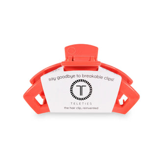 Teleties Open Medium Claw Clip | Coral