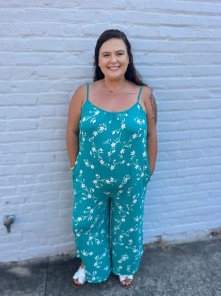 Z Supply Flared Floral Jumpsuit