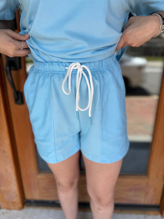 Misses Carolina Skies Short Set