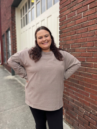 Curvy Mocha Top