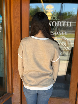 Misses All Trimmed Out Knit Top