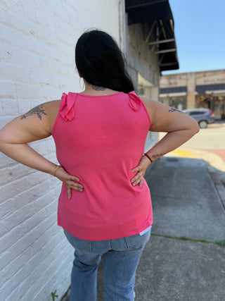 Curvy Ruffle Me Pretty Top