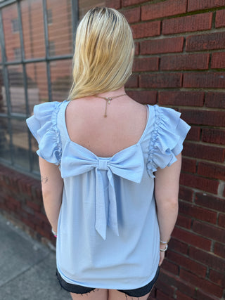 Misses & Curvy Wrapped In a Bow Top in Two Colors