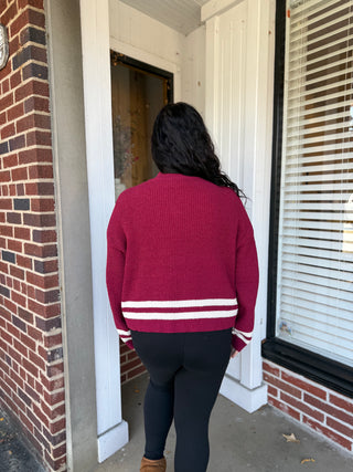 Misses Mock Neck Sweater