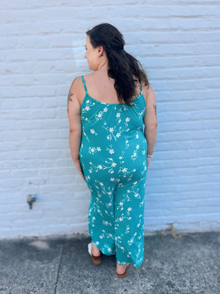 Z Supply Flared Floral Jumpsuit