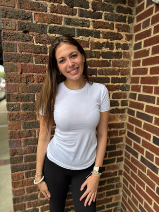 Misses Basic Short Sleeve Tee in Two Colors