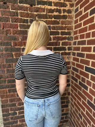 Misses It's Collared Top