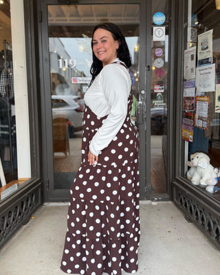 Misses Lots of Dots Maxi Jumpsuit