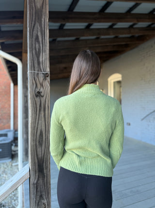 Misses Cozy Mock Neck Sweater in Two Colors