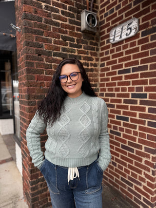 Misses Cable Knit Sweater