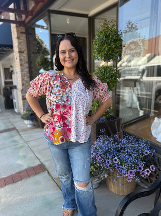 Misses Studio Peasant Top