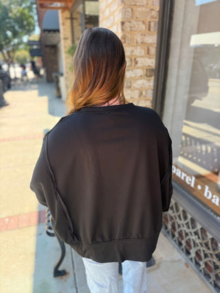 Misses Plaid Ghost Sweatshirt