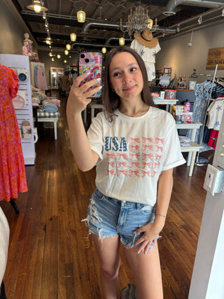 Misses USA Flag Shirt