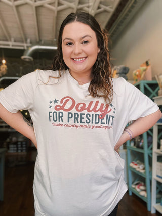 Dolly For President Graphic Tee