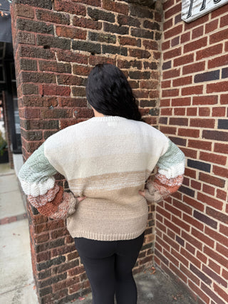 Misses Ombre Java Chip Sweater