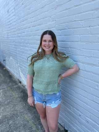 Misses Willow Knit Top in Two colors