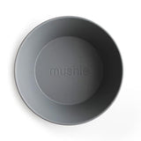 Mushie | 2PK Round Bowls | Smoke