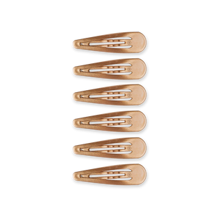 Teleties Snap Clip 6ct | Bronze