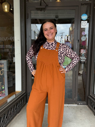 Misses Wide Leg Jumpsuit in Two Colors