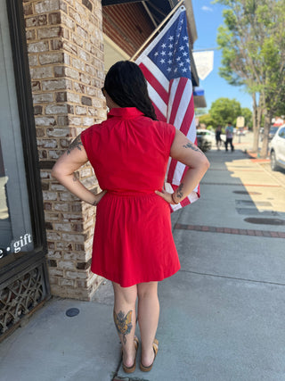 Misses All American Mini Dress