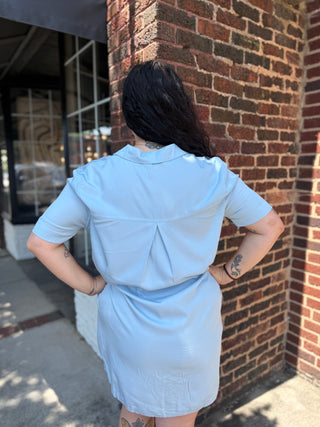 Misses Collared Dress