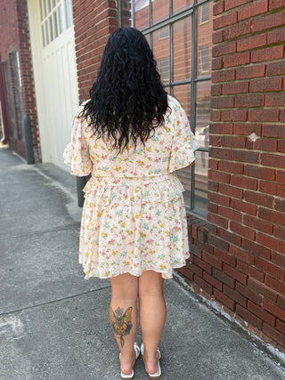 Misses Fields of Flowers Mini Dress