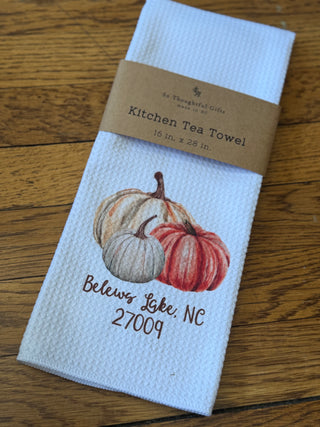 Fall Dish Towel | Pumpkins-Belews Lake