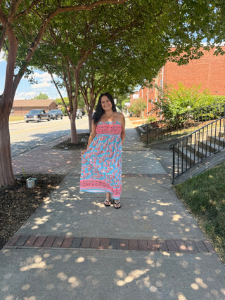 Misses Boho Vacation Maxi Dress