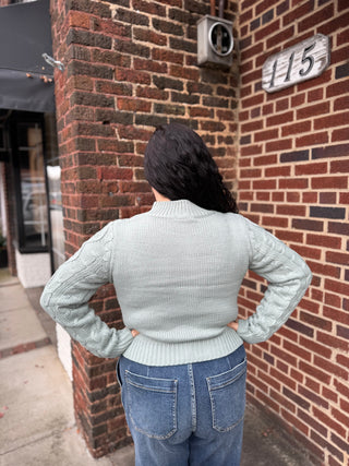 Misses Cable Knit Sweater