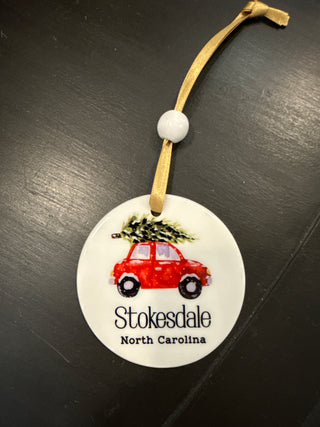Christmas Ornament | Merry Christmas Car-Stokesdale
